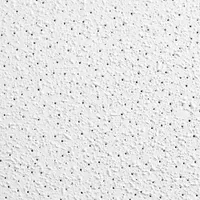 Mineral fiber ceiling tile in white, 24 x 24 inches, with beveled tegular edge for 15/16 inch grid. Scratch-resistant surface with high light reflectance (83% or more). Contains 50% or more recycled content. Suitable for corridor applications in commercial interiors