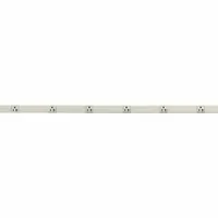 Prewired Raceway: 1 Circuits, 6 Outlets, NEMA 5-20R, 3 ft Lg, 1 5/16 in W x 15/16 in H, Steel (MPN HBL24GB306IV)