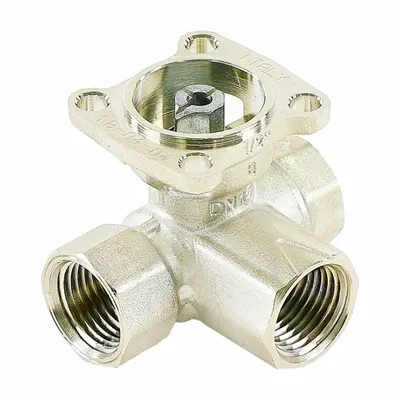 Belimo Valve Body, Ball: 3-Way, 1/2 in Female NPT, 1.9 CV Flow, 1.9 Bypass CV Flow - 3-Way NPT Connection Characterized Control Valves