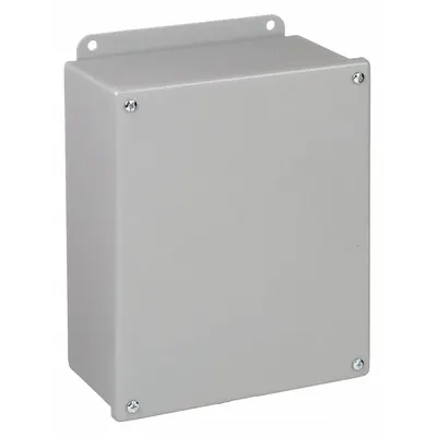 HOFFMAN Enclosure: Steel, 14 in x 12 in x 6 in, NEMA 12/13, Solid Cover - Steel Dust-Tight Enclosures