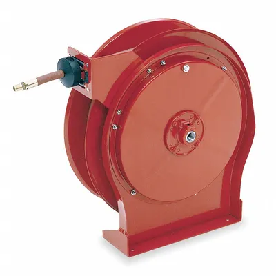 REELCRAFT A5835 OMP Compact Oil Spring-Return Hose Reel, 35 ft, 1/2 in MNPT, Red - Compact Oil Spring-Return Hose Reels