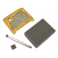 Replacement filter kit for portable heaters. Captures airborne particles to maintain heater performance. Suitable for use in construction sites, warehouses, and industrial job sites.