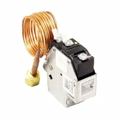 Auto reset fixed set-point air pressure switch with a range of 0 psi to 400 psi. Open mounted SPDT switch with flare connection, rated for 120V AC. Suitable for monitoring and controlling pressure in HVAC, refrigeration, and compressed air systems.