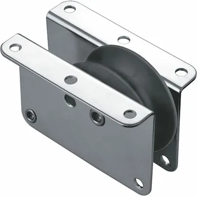 RONSTAN Pulley Block: Pulley Block, Mounted, Upright Mount, 1,650 lb Working Load Limit - Upright-Mount Pulley Blocks