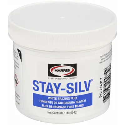 HARRIS Brazing Flux: 1 lb, Jar, Paste, FB3-A - Flux for Phos-Copper Brazing Alloys