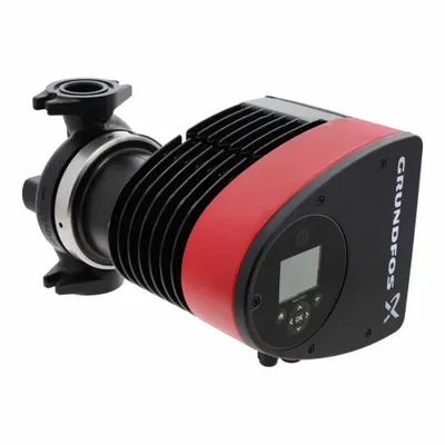 Grundfos Circulating Pump: 1/3 hp HP, 115V AC, Cast Iron, Variable, 47 gpm, 26 ft Max. Head - Intelligent Inline Circulator Pumps
