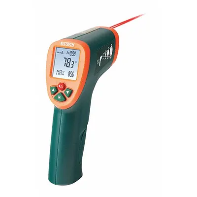 EXTECH Infrared Thermometer: IR270, Avg/Difference/Max Temp/Min Temp, Adj @ 0.10 to 1.00 - Standard Infrared Thermometers