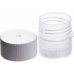 CryoELITE Tissue Vial, Polypropylene, 5 mL, Sterile, Off-White, Self-Standing, External Thread, 22 mm Body Dia, with Closure