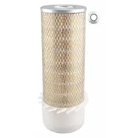 Round-oval engine air filter with axial seal, 5 1/4 in outside diameter. Designed for International farm equipment. Direct replacement for OEM part