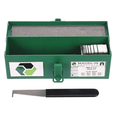 MAUDLIN PRODUCTS MSA2-SHK Standard Slotted Shim Assortment - Standard Slotted Shim Assortments