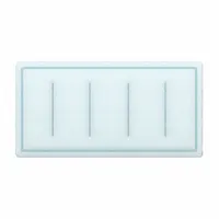 Ring Panel Air Filter: 16 in x 24 in x 1 in, 24 in Section Wd, 1 Sections, 3 Ply, MERV 8