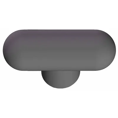 INNOVATIVE COMPONENTS Hand Knob: T, Plastic w/ Steel Thread, 3/8"-16 Thread - T-Handle Knobs with Threaded Hole