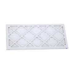 This prefilter is designed for use in fume hood ventilation systems to capture larger airborne particles before they reach the main filter. It measures 16 inches in height, 18 inches in width, and 26 inches in depth. The filter is suitable for laboratory and industrial exhaust applications where maintaining airflow and extending system life is required.