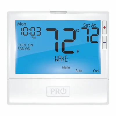PRO1 IAQ T805 7-Day Programmable Thermostat - Standard Thermostats