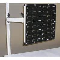 PRO-LINE Articulating Bin Arm: 17 in Overall Ht, 18 in Overall Wd, 10 in Overall Dp, Beige, Steel (MPN ABH-1/H11)