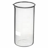 APPROVED VENDOR Beaker: 600 mL, 20.3 fl oz, Tall Form, Colorless, Glass, Autoclavable