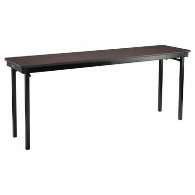 NATIONAL PUBLIC SEATING MSFT1872MDPEMY Folding Table, 18x72 in, Mahogany - Standard Folding Tables
