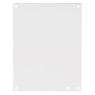 WIEGMANN Interior Panel: Back Panel Panel, 15 in Overall Ht, 13 in Overall Wd, Steel - Interior Mounting Panels