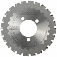 This circular saw blade is designed for cutting rebar and other ferrous materials. It features a cermet tipped construction for extended service life. The blade has a 4-5/16 inch diameter, 24 teeth, a 0.059 inch cutting width, and a 1-11/32 inch arbor. Suitable for use in construction and metal fabrication applications