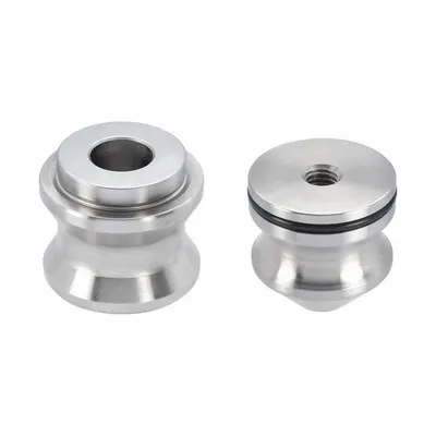 VEKTEK Clamping Hardware: Timing Pull-Stud, M8 Thread Size, 22 mm Outside Dia - Zero Point System Pull Studs