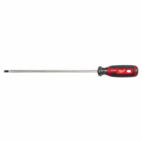 MILWAUKEE Screwdriver: 1/4 in Tip Size, Extra Long Lg, 14 1/4 in Overall Lg, 10 in Shank Lg, Cabinet (MPN MT214)