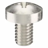These pan head machine screws feature an M4x0.70 thread, 6 mm length, and are made from 18-8 stainless steel with a plain finish. They have a Phillips drive with #2 drive size and are supplied in a 100-piece pack. Commonly used for fastening components in machinery, electrical enclosures, and assembly fixtures where a low-profile, corrosion-resistant fastener is required