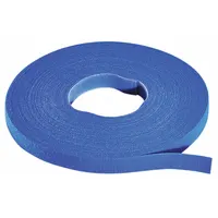 RIP-TIE Hook-and-Loop Cable Tie Roll: 15 ft Lg, 0.5 in Wd, 50 lb Tensile Strength, Blue (MPN W-15-1RL-BU)