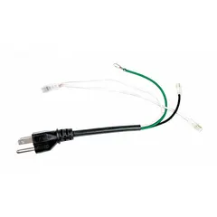 Power cord for HEAT WAGON HVACR equipment. Supplies electrical power to portable heaters, air movers, or related units. Suitable for use in construction, industrial, or maintenance settings requiring temporary heating or drying.