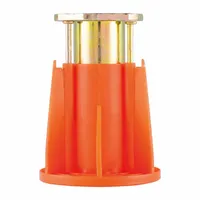 Insert Rod Anchor: 5/8"-11 Thread Size, Carbon Steel, Wet Concrete, 50 PK (MPN PFM253381258)