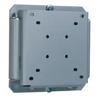 PEERLESS TV Wall Mount: Wall, For 10 in to 29 in Screens, Max. 80 lb, Fixed, Powder Coated, Black (MPN SF630)