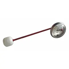 This fuel gauge is designed for use in HVACR systems to measure and display fuel levels in tanks. It serves as a replacement control component for commercial and industrial heating equipment, enabling maintenance technicians to monitor fuel supply accurately.