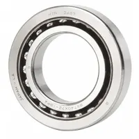 Single-row angular contact thrust bearing for ball screw support. Features a 40 mm bore, 60° contact angle, open design, ABEC 7 precision, and thermoplastic cage. Suitable for precision linear motion systems requiring axial load handling and high rigidity