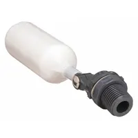 KERICK Float Valve Assembly: For Water Media, Angle Valve Body, Cylindrical, Bulkhead, PVC, MNPT, M (MPN MA052)
