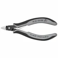 Precision Diagonal Cutting Plier: ESD-Safe, Std, Pointed, 5 in Overall Lg, 1/2 in Jaw Lg (MPN 79 32 125 ESD)