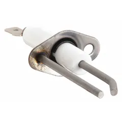 Direct spark igniter for gas-fired HVACR equipment. Generates a high-voltage spark to ignite gas burners in furnaces, boilers, and commercial heating systems. Replacement control component for residential and industrial gas ignition applications.