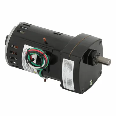 Dayton Gearmotor: Parallel, Single Output Shaft, PSC, Open, 124 RPM, 25 in-lb Max Torque - Parallel Shaft AC Gearmotors