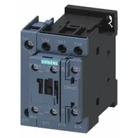 This Siemens non-reversing IEC contactor features 4 poles with 4 normally open contacts, rated at 16 A and a 208V AC coil. It is designed for switching motors, lighting, and other industrial loads in automation and HVAC systems. No integrated surge suppression