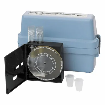 HACH Color Test Kit, 0 to 100 Units, Sensitivity 5 Units, Includes Color Disc - Water Quality Test Kits