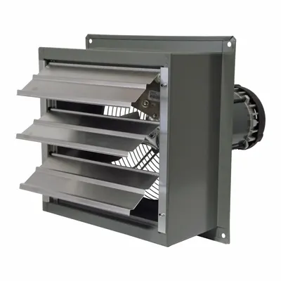 CANARM Shutter Mounted Hazardous Location Exhaust Fan: 10 in Blade, 1 Speed, 1/3 hp - Hazardous Location Shutter-Mount Exhaust Fans
