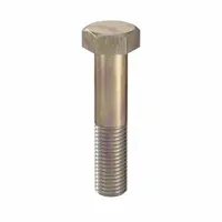 Hex Head Cap Screw: Steel, Class 10.9, Zinc Yellow, M16, Metric, 75 mm lg, Partially Threaded, 10 PK (MPN HC10160751-010P1)