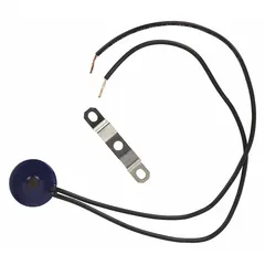 This defrost termination switch ends the defrost cycle in refrigerators and freezers when the evaporator coil reaches the correct temperature. It prevents overheating and supports efficient cooling operation. Suitable for use as a replacement part in compatible appliances.