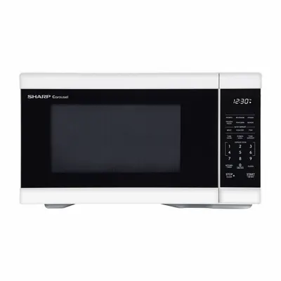 SHARP Microwave Oven: 1.1 cu ft Oven Capacity, 1,000 W Cooking Watt, 11 Power Levels - Commercial Countertop Microwaves