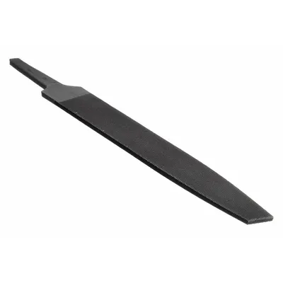 WESTWARD Machinists File: Double-Cut, Single Edge Cut, Bastard Cut, 6 in Lg without Tang - Double-Cut Warding Files