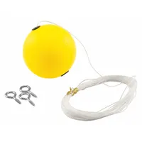 PRIME-LINE Garage Stop Ball: Rubber, Retracting Cord (MPN GD 52286)