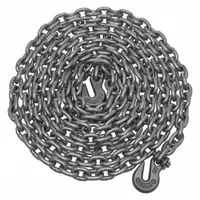 CAMPBELL 5/16Inx20Ft Gr 70 Tow Chain W/Hooks: 70, 5/16 in Overall Wd, 20 ft Overall Lg, Yellow (MPN T0513578)