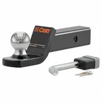 CURT Towing Ball Mount: III, 2 in Ball Dia, Ball Mount Ball Mount, 2 in Compatible Ball Dia (MPN 45141)