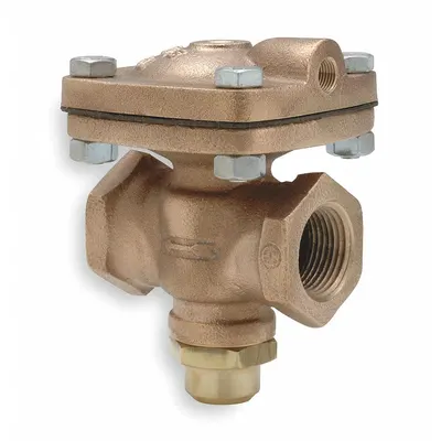 CASH VALVE Pneumatically Actuated Diaphragm Valve: 2 in, Bronze, 2-Way, NPTF x NPTF - 2-Way, Metal Pneumatically-Actuated Diaphragm Valves