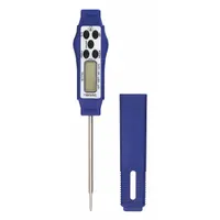 TAYLOR Digital Food Service Thermometer: Food Safety, LCD, 5 3/4 in Overall Lg, 3/16 in Dia (MPN 9877FDA)