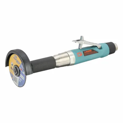 DYNABRADE Cut-Off Tool: 4 in Wheel Dia, 1 hp Horsepower, 18,000 RPM Max. Speed - Extended Reach Perpendicular Mount Air-Powered Cut-Off Tools