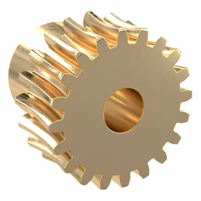 KHK GEARS Metric Worm Wheel AG0.8-20R1 - Metric Worm Wheels